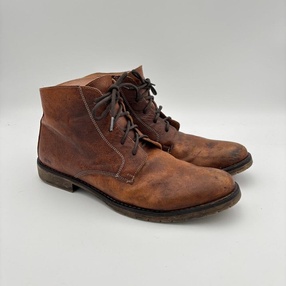 Bed Stu Workshop Leather Lace Up Cobbler Boots Men's 11
